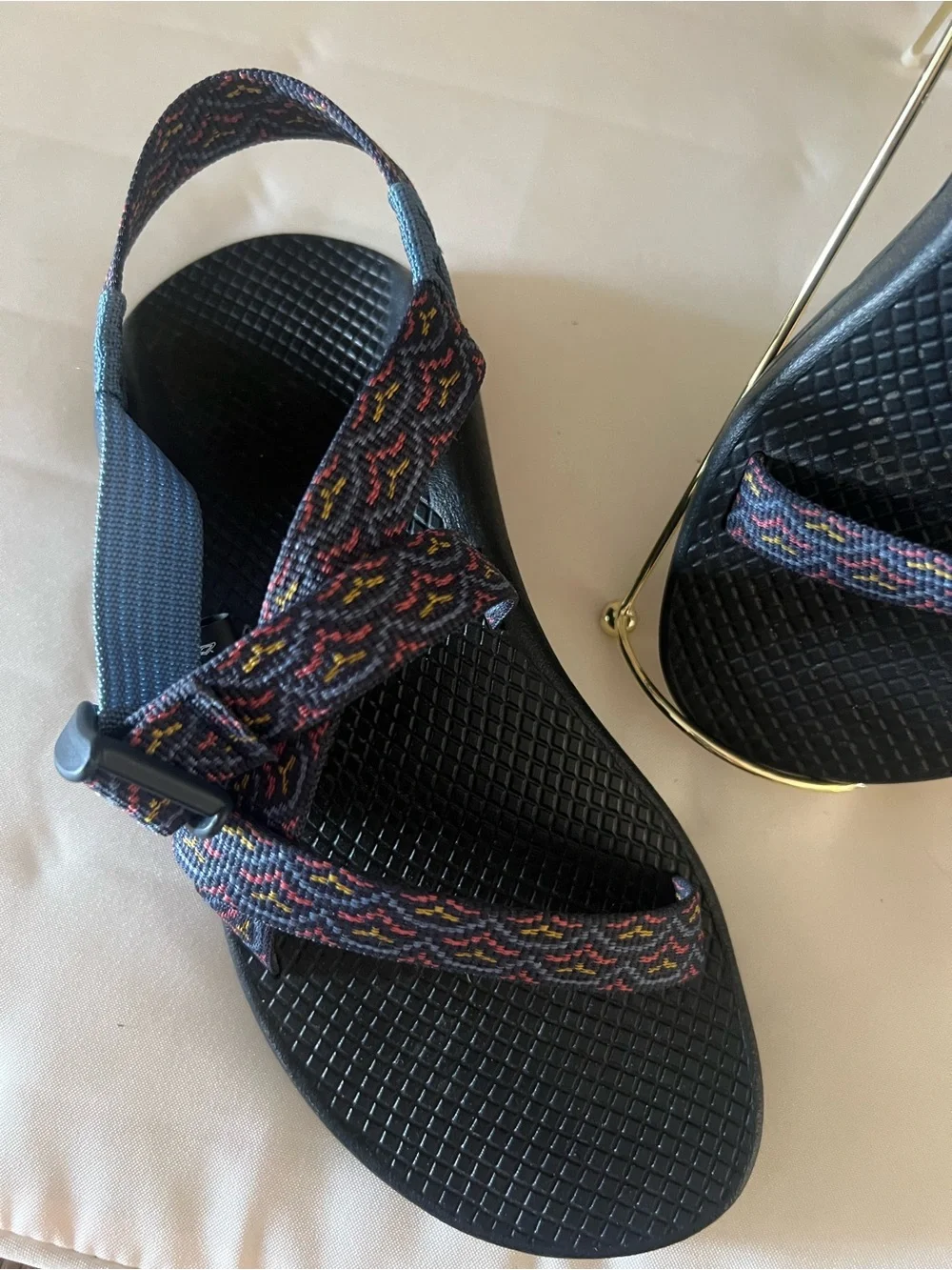 Chaco Womens Z/1 Classic Sandals Size 7 Bloop Navy Spice Blue Hiking Outdoor